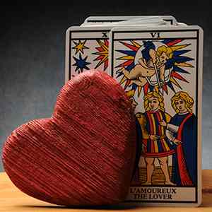 Interactive love tarot